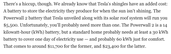 Solar roofing quote from The Fiscal Times