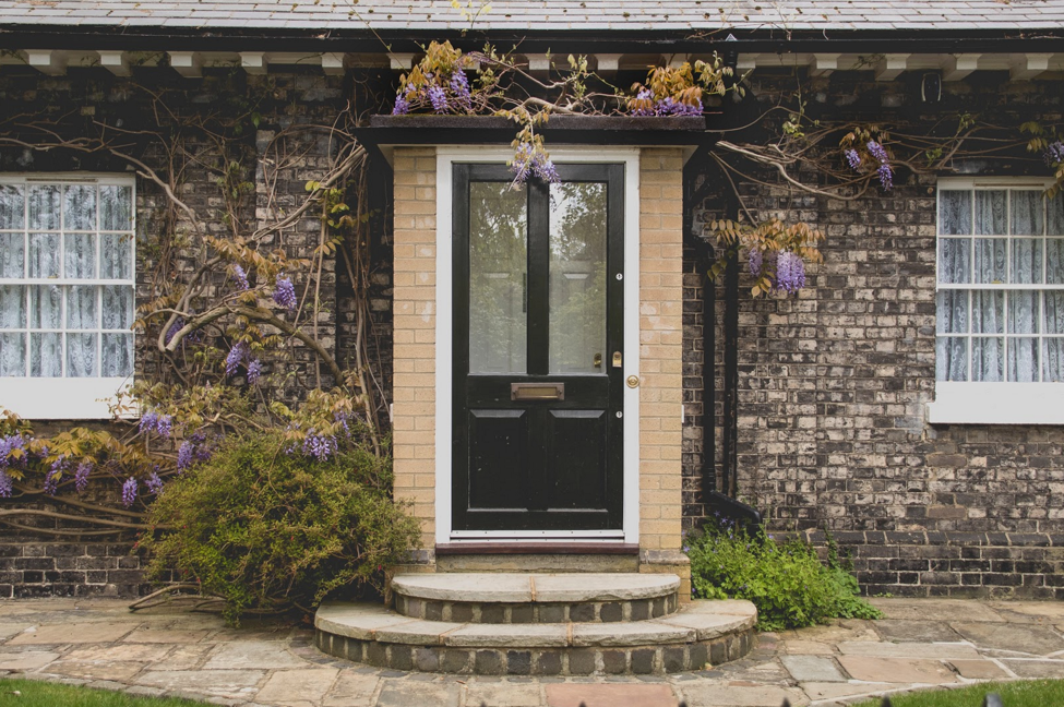 Front door installation.