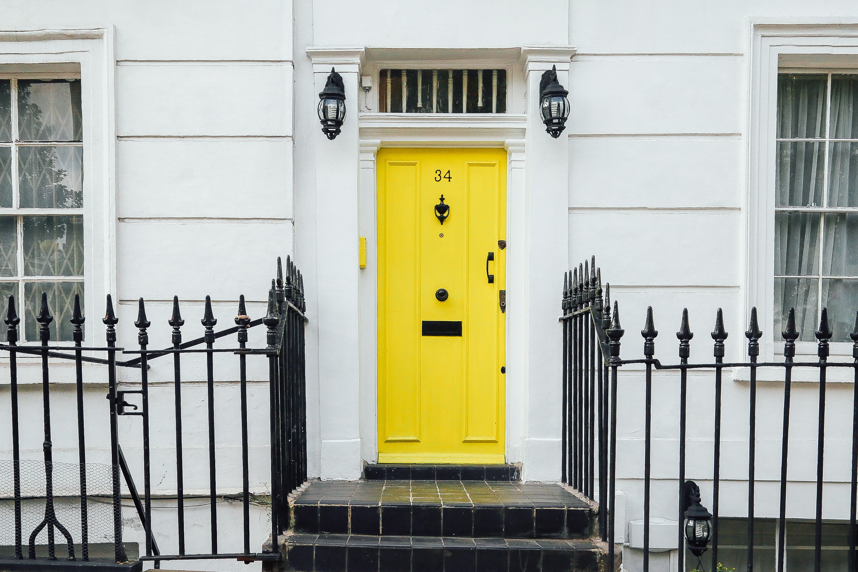 Front door color.