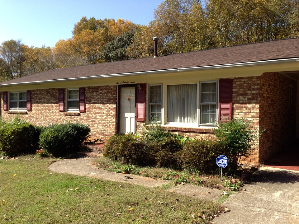 1950s ranch home.