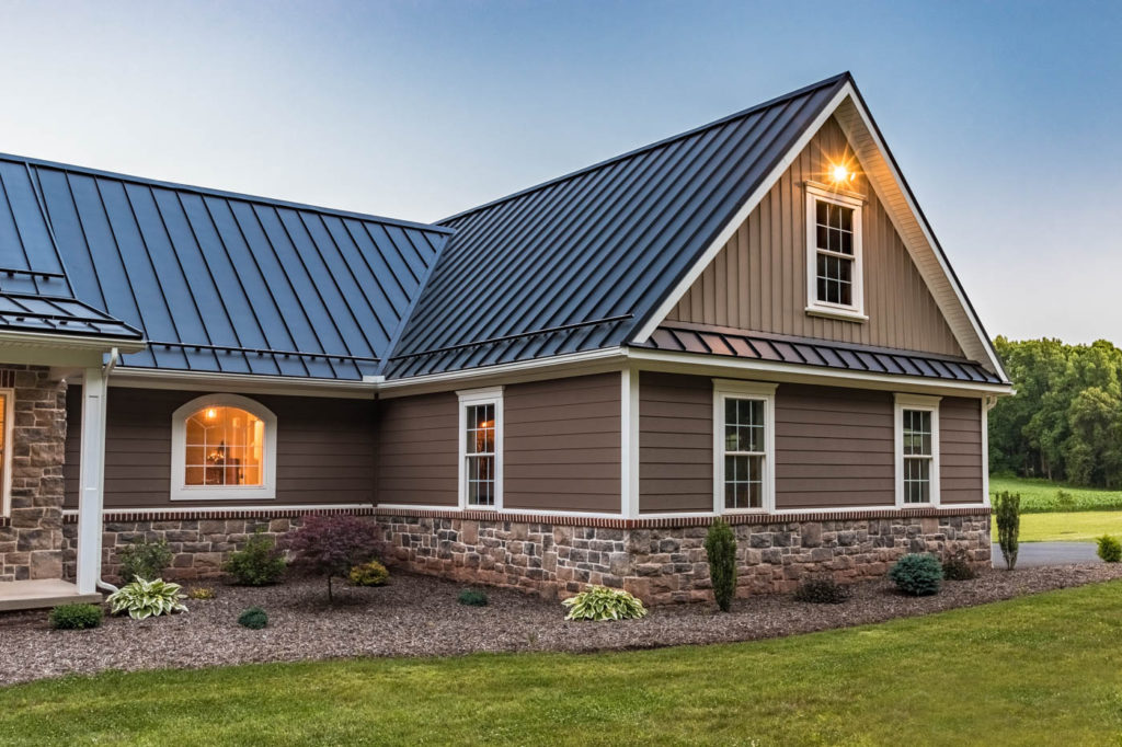 Standing seam metal roof