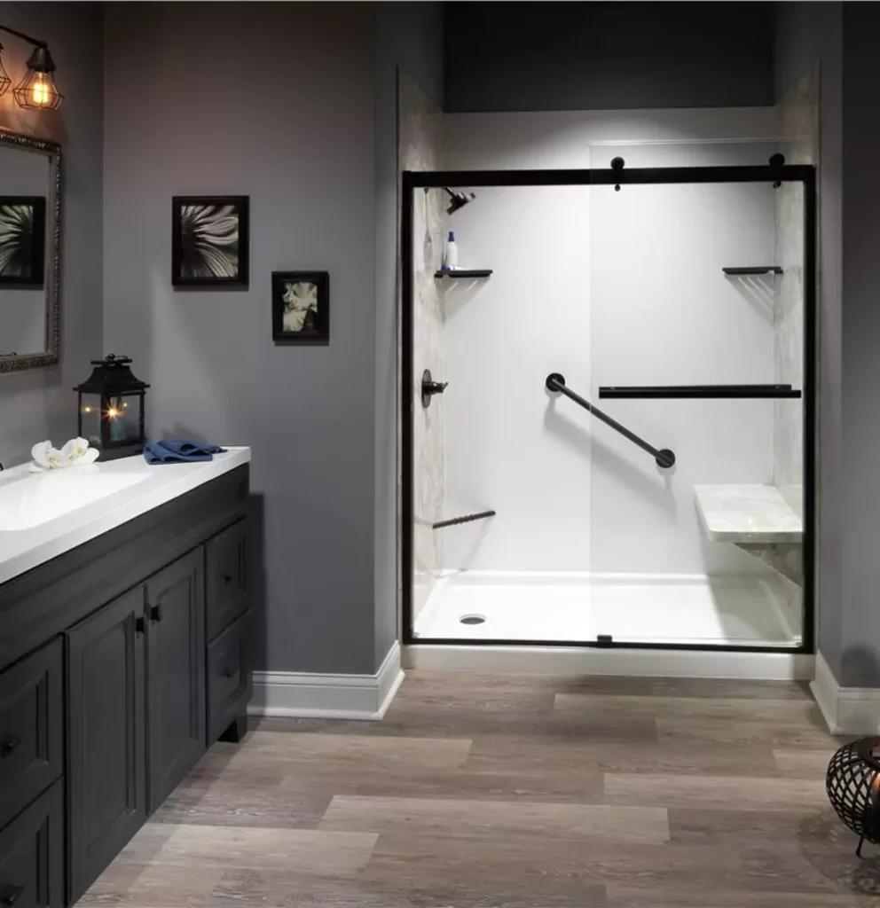 Image of a remodeled bathroom