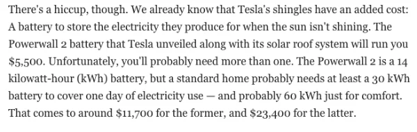 Solar roofing quote from The Fiscal Times