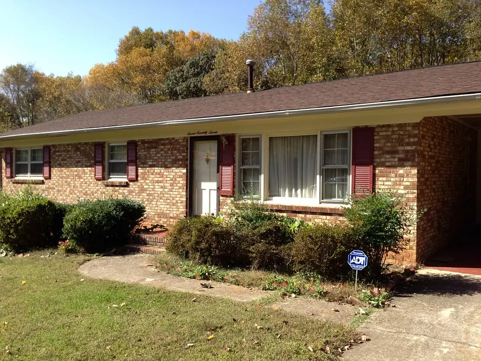 1950s ranch home.