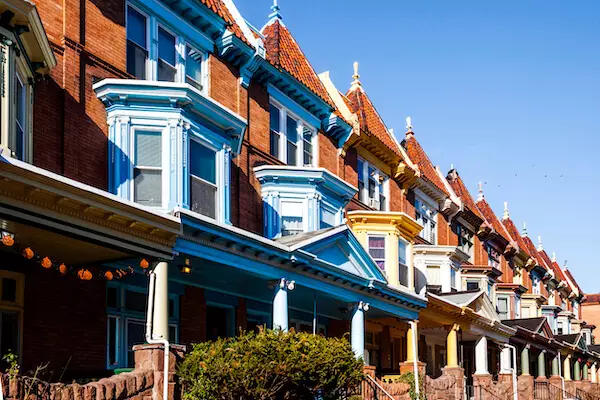 Windows on Baltimore Houses