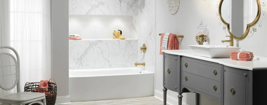 image of a bath on Long Home's website