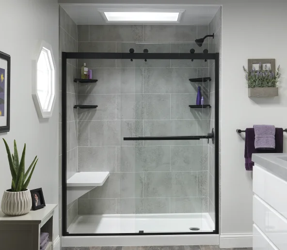 image representing a shower replacement